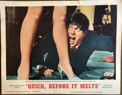 Quick, Before It Melts Lobby Card Set Of 8 image 2