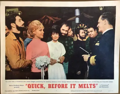 Quick, Before It Melts Lobby Card Set Of 8 image 5