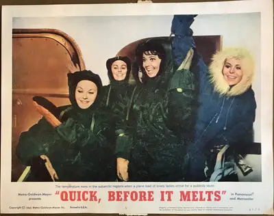 Quick, Before It Melts Lobby Card Set Of 8 image 6