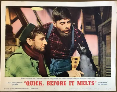 Quick, Before It Melts Lobby Card Set Of 8 image 8