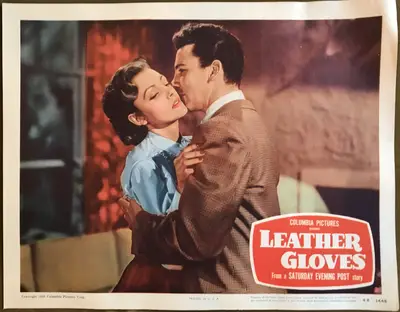 Leather Gloves Lobby Card Set Of 8 image 2