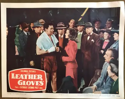 Leather Gloves Lobby Card Set Of 8 image 3
