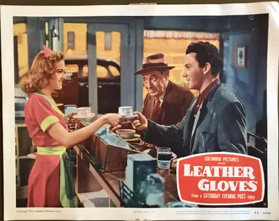 Leather Gloves Lobby Card Set Of 8 image 6