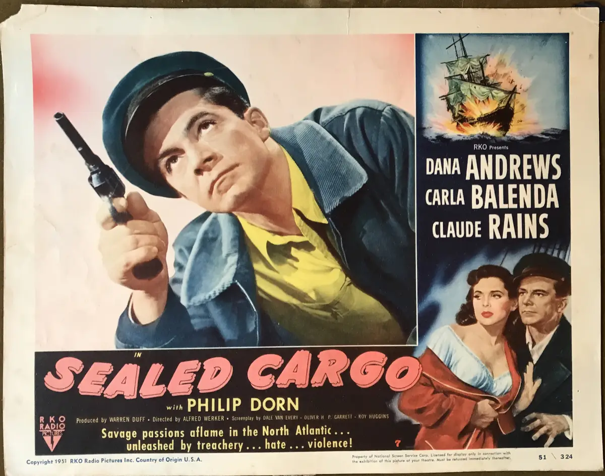 Sealed Cargo Lobby Card Ser Of 8