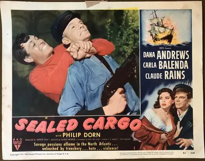Sealed Cargo Lobby Card Ser Of 8 image 2
