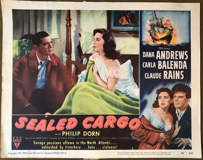 Sealed Cargo Lobby Card Ser Of 8 image 3