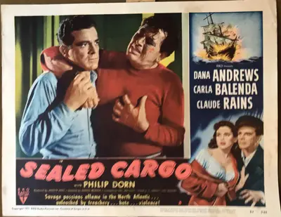 Sealed Cargo Lobby Card Ser Of 8 image 4