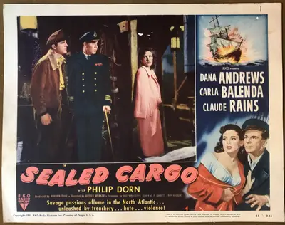 Sealed Cargo Lobby Card Ser Of 8 image 5