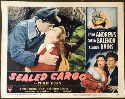 Sealed Cargo Lobby Card Ser Of 8 image 6