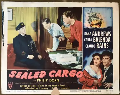 Sealed Cargo Lobby Card Ser Of 8 image 7