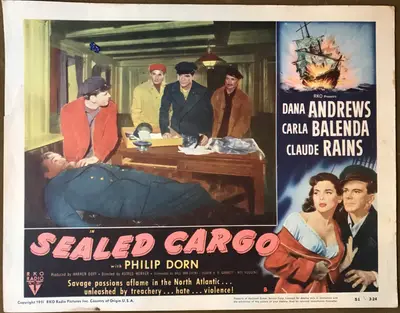 Sealed Cargo Lobby Card Ser Of 8 image 8