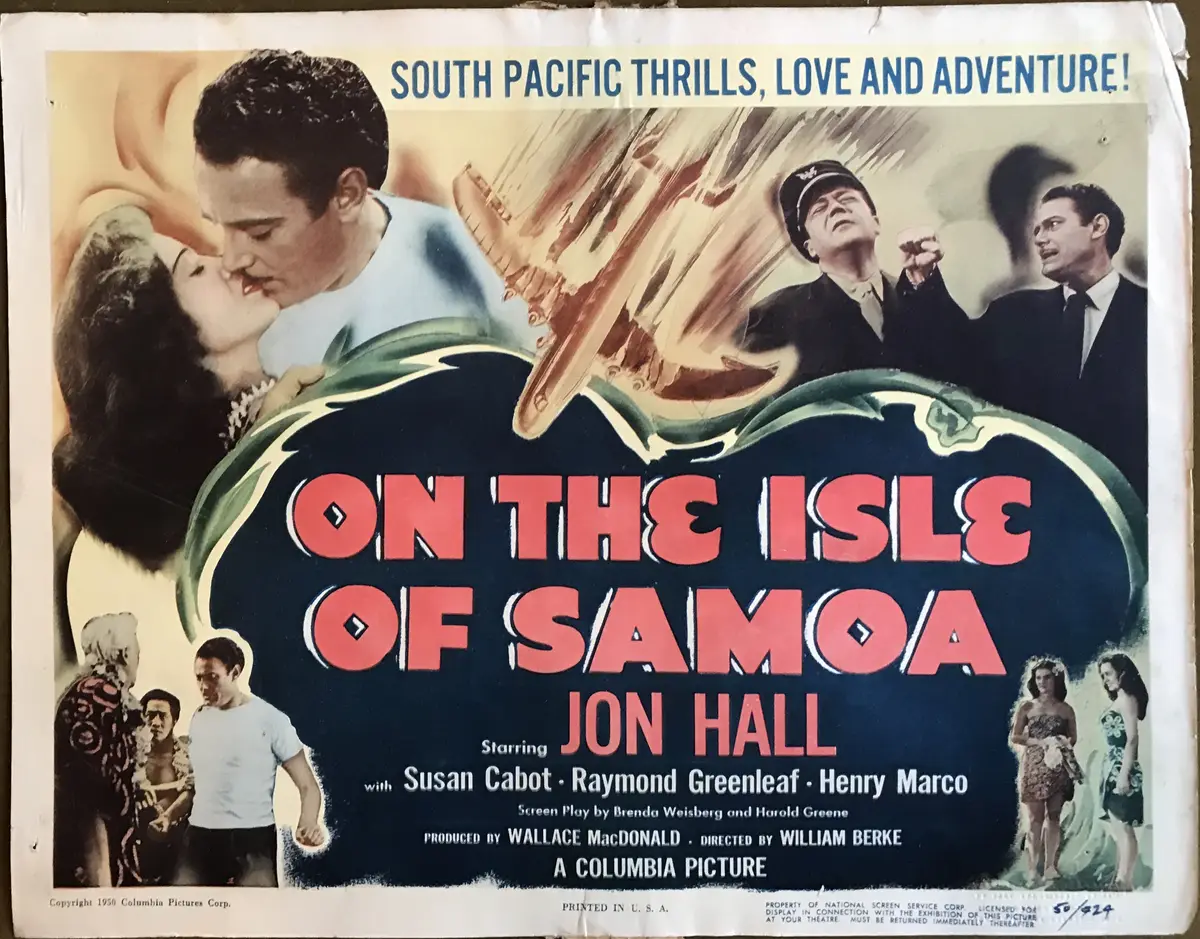 On the Isle of Samoa Lobby Card Set of 8