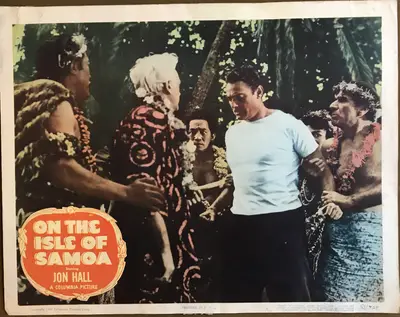 On the Isle of Samoa Lobby Card Set of 8 image 2