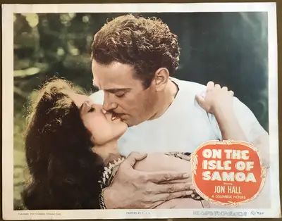 On the Isle of Samoa Lobby Card Set of 8 image 3