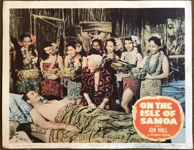 On the Isle of Samoa Lobby Card Set of 8 image 4