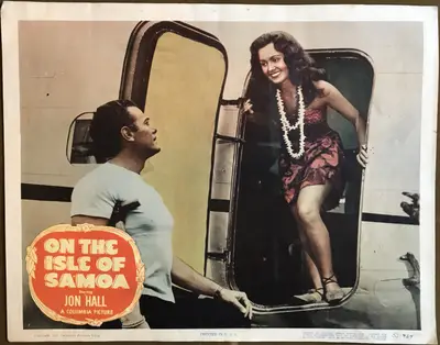 On the Isle of Samoa Lobby Card Set of 8 image 7