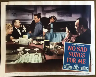 No Sad Songs for Me Lobby Card Set Of 8 image 5