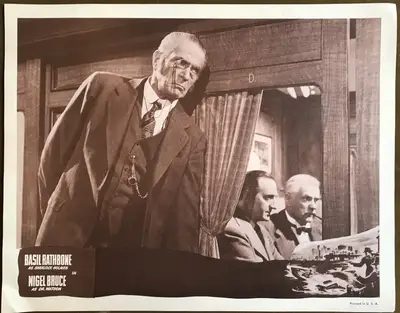 Sherlock Holmes Stock Lobby Card Set from the 1950's image 6