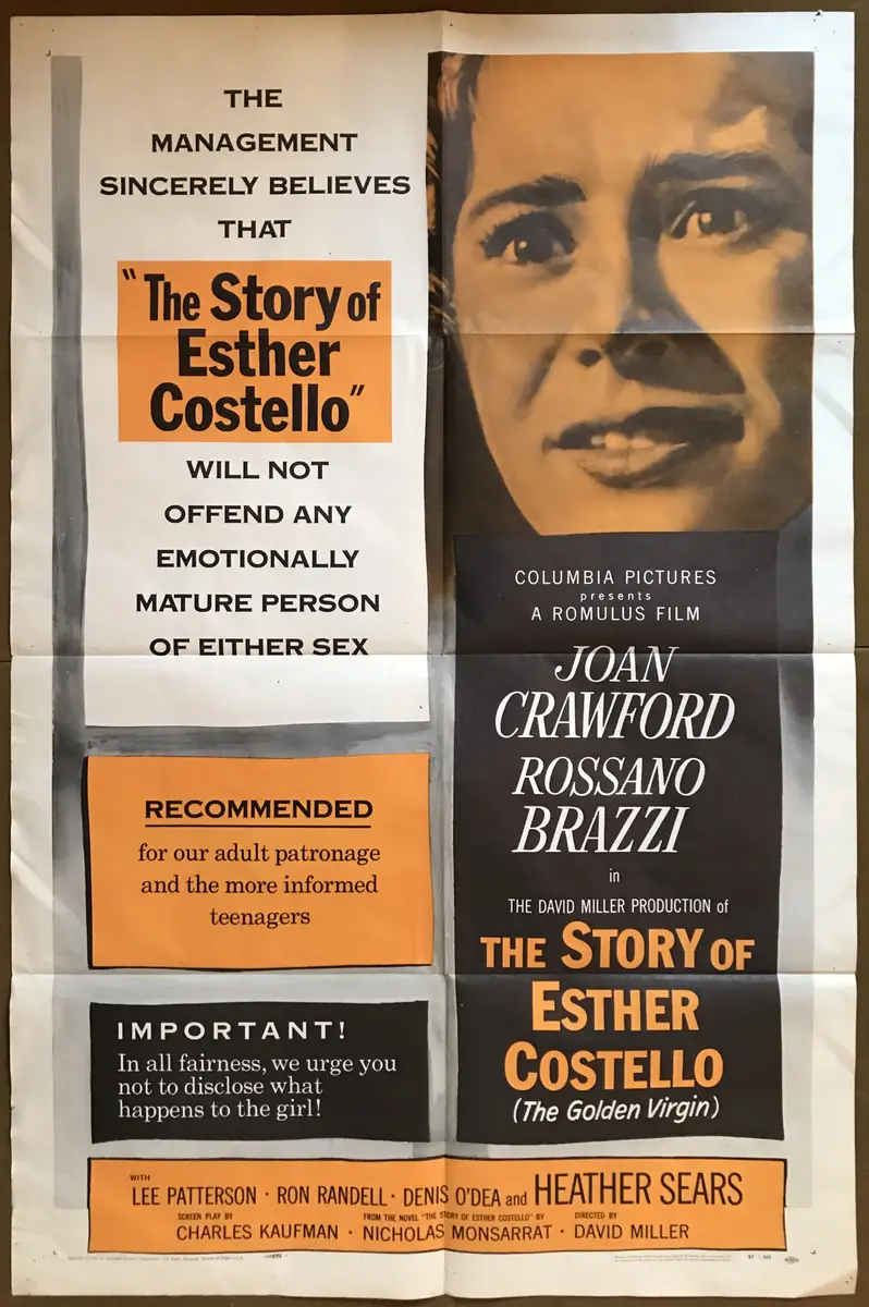 Story of Esther Costello One Sheet