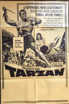 Spectacular Tarzan Stock Poster Lot Of 2 (Identical Copies) image 2