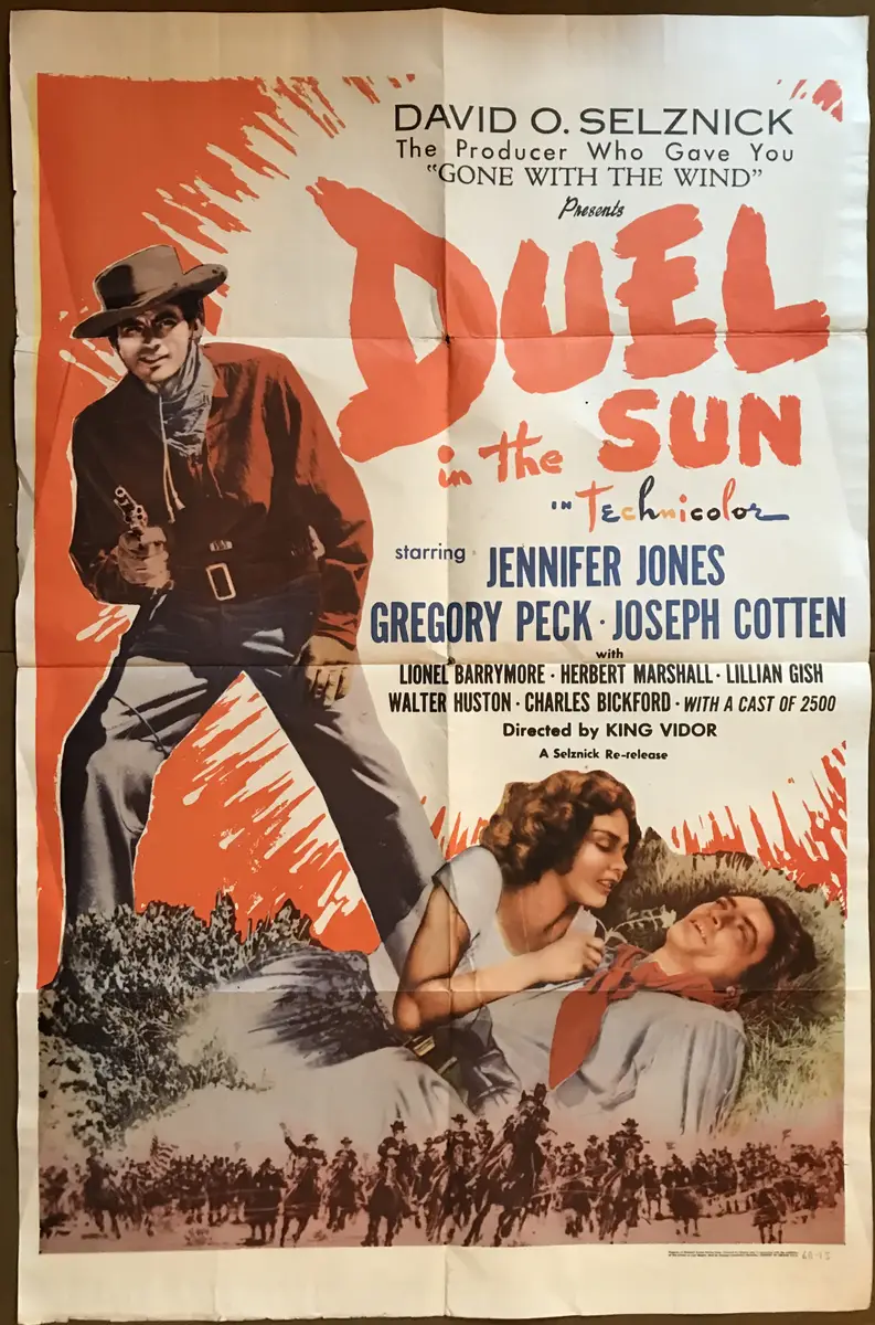 Duel in the Sun 1960 Re-Release One Sheet