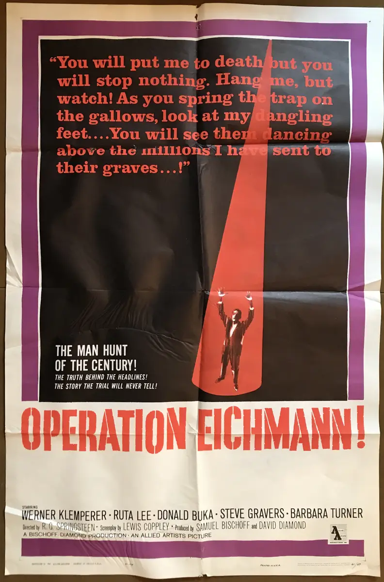 Operation Eichmann One Sheet
