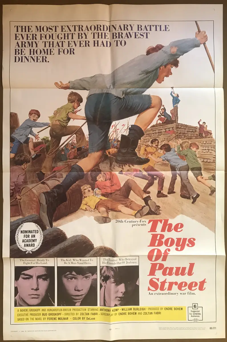 Boys of Paul Street One Sheet