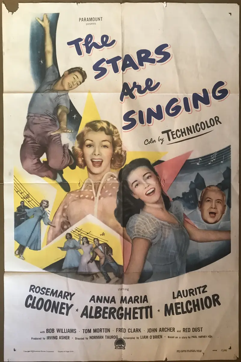 Stars Are Singing One Sheet