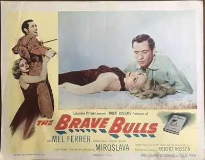 Brave Bulls Lobby Card Set Of 8 image 2
