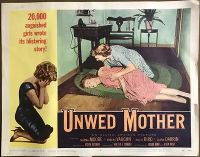 Unwed Mother Lobby Card Set Of 8 image 1