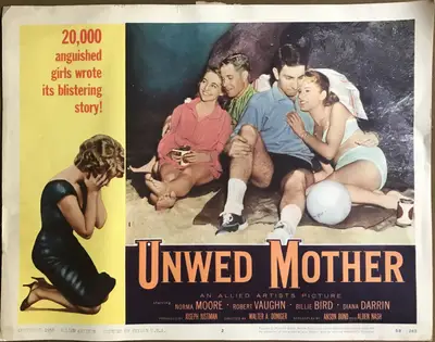 Unwed Mother Lobby Card Set Of 8 image 2