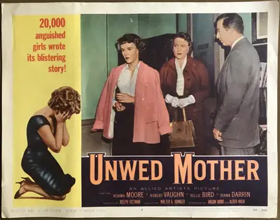 Unwed Mother Lobby Card Set Of 8 image 4