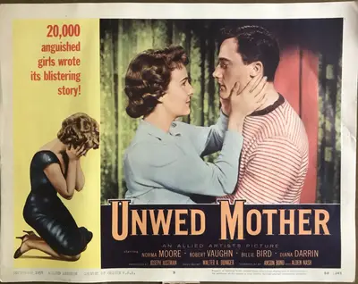 Unwed Mother Lobby Card Set Of 8 image 5
