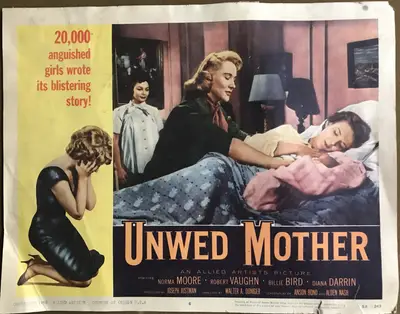 Unwed Mother Lobby Card Set Of 8 image 6