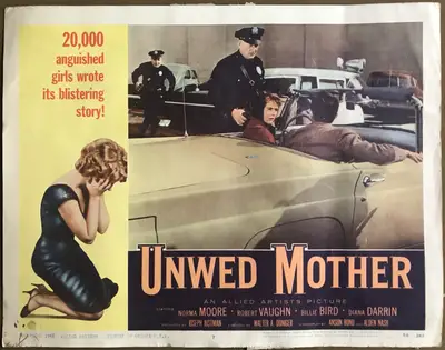 Unwed Mother Lobby Card Set Of 8 image 7