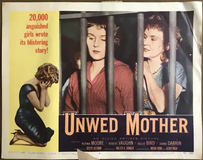 Unwed Mother Lobby Card Set Of 8 image 8