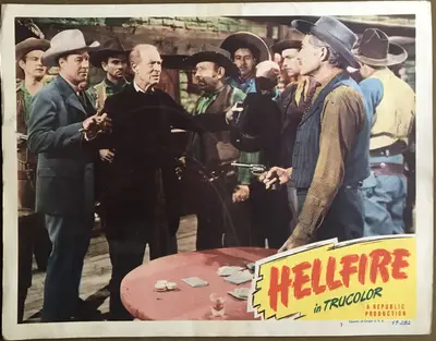 Hellfire Lobby Card Set Of 8 image 7