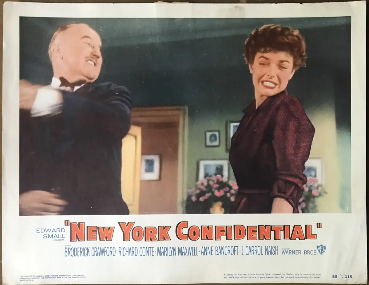 New York Confidential Lobby Cards (7)
