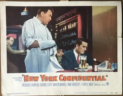 New York Confidential Lobby Cards (7) image 2