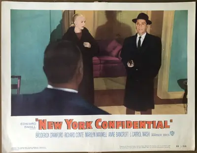 New York Confidential Lobby Cards (7) image 3