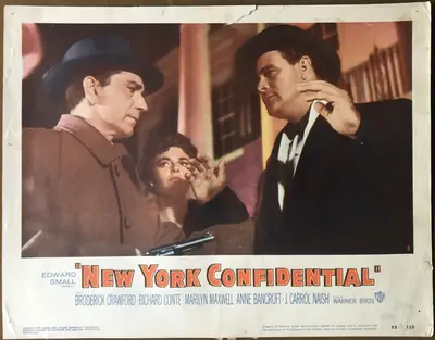 New York Confidential Lobby Cards (7) image 4