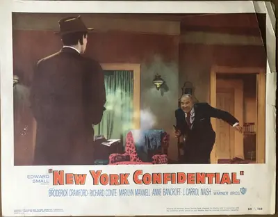 New York Confidential Lobby Cards (7) image 6