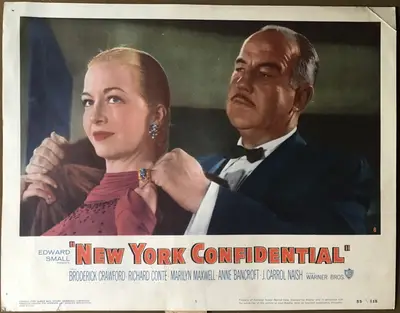 New York Confidential Lobby Cards (7) image 7