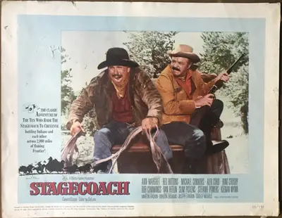 Stagecoach Lobby Cards (5) image 1
