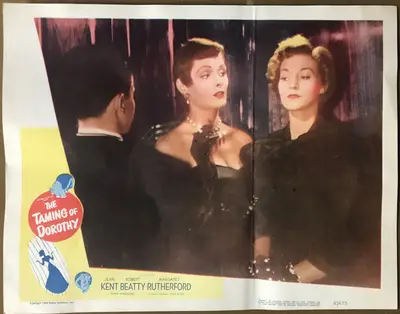 Her Favourite Husband AKA Taming Of Dorothy Lobby Cards (7) image 3