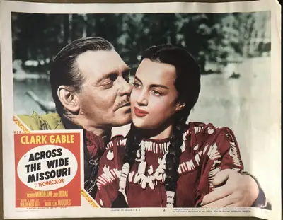 Across the Wide Missouri Lobby Cards (7) image 2