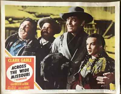 Across the Wide Missouri Lobby Cards (7) image 4