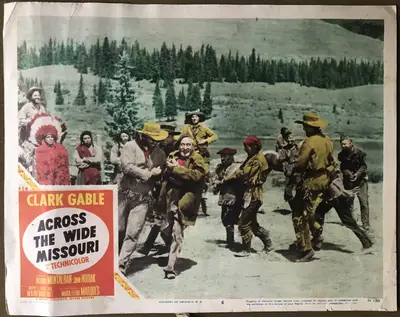 Across the Wide Missouri Lobby Cards (7) image 5