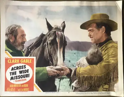 Across the Wide Missouri Lobby Cards (7) image 6