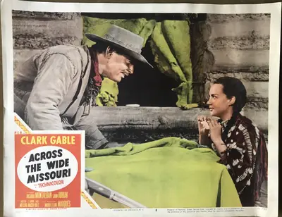 Across the Wide Missouri Lobby Cards (7) image 7